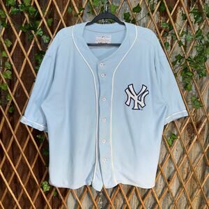 Vintage Y2K New York Yankees embroidered 90s baseball jersey